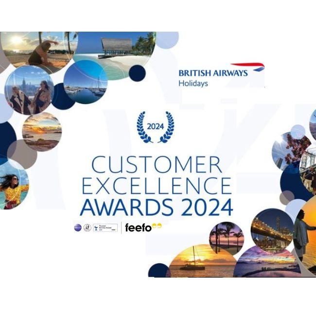 British Airways Holidays Customer Excellence Award 2024
